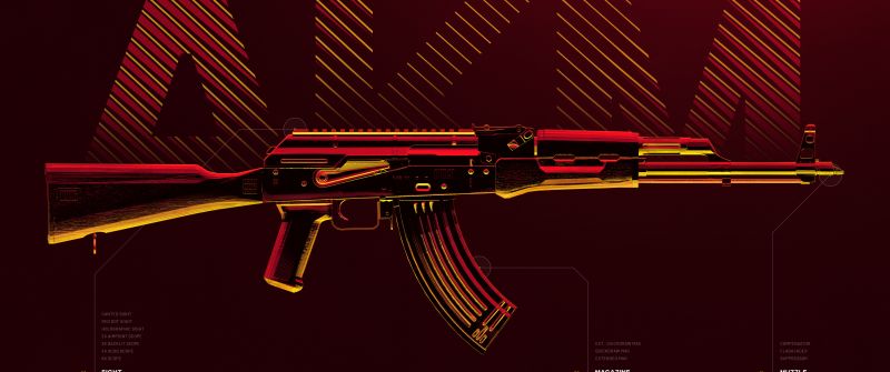 AKM, Assault rifle, PUBG MOBILE, PlayerUnknown's Battlegrounds
