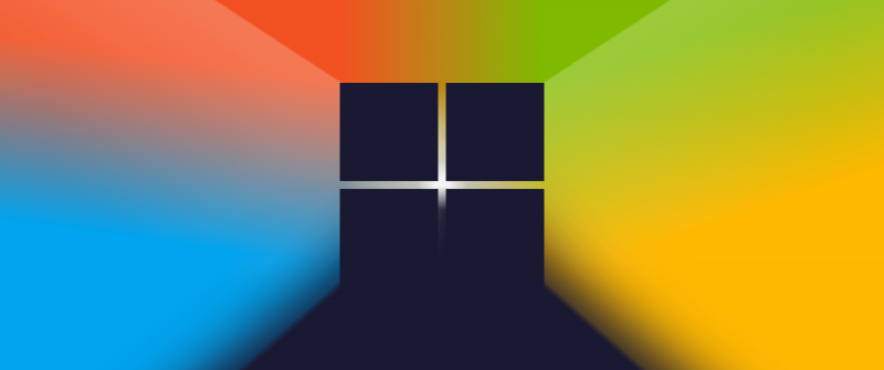 Windows Logo, 5K, Gradient background, Colorful background