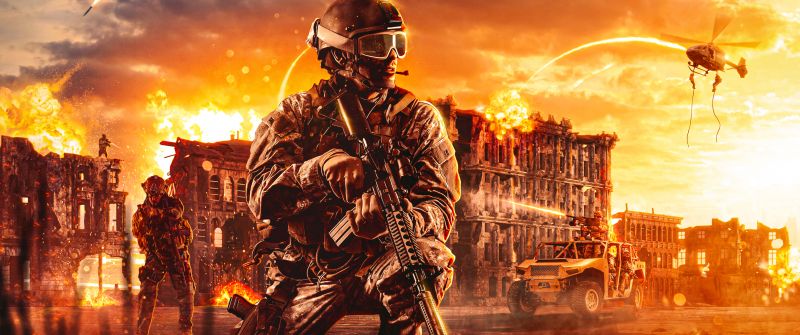 Call of Duty Warzone, Soldier, PlayStation 4, Xbox One, PC Games, 2020 Games
