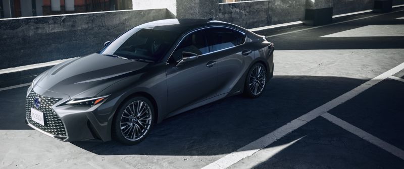 Lexus IS 300h, Hybrid sports car, 2021, 5K