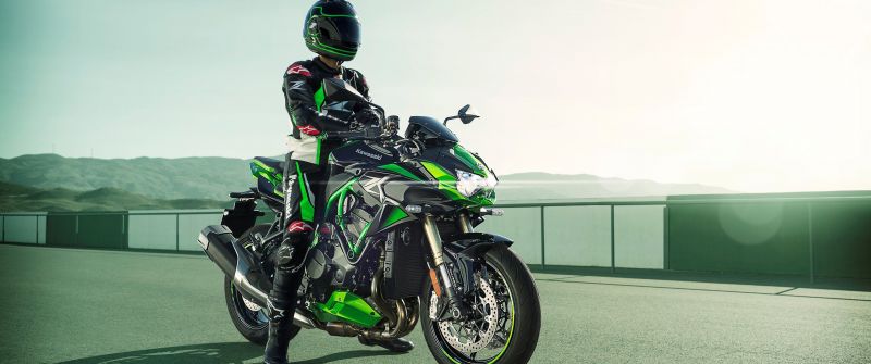 Kawasaki Z H2 SE, Biker, 2021, Sports bikes, Racing bikes