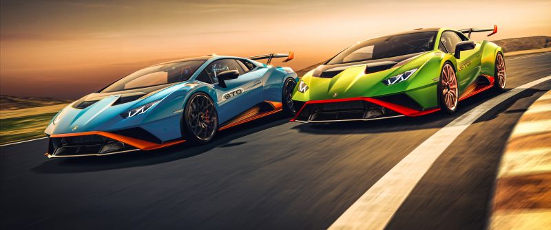 Lamborghini Huracán STO, Race track, 2021, 5K