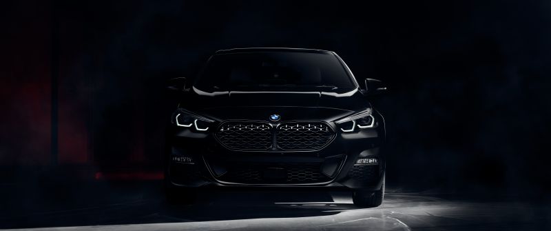 BMW 220d Gran Coupé M Sport, 8K, Black Edition, BMW 2 Series, Dark background, 2021, 5K, AMOLED