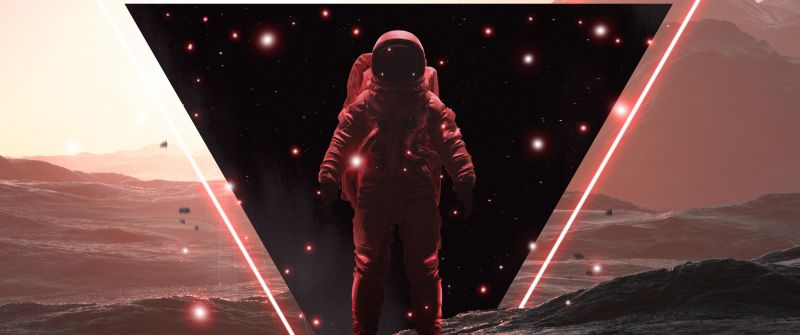 Astronaut, Void, Space suit, Space Adventure, 5K