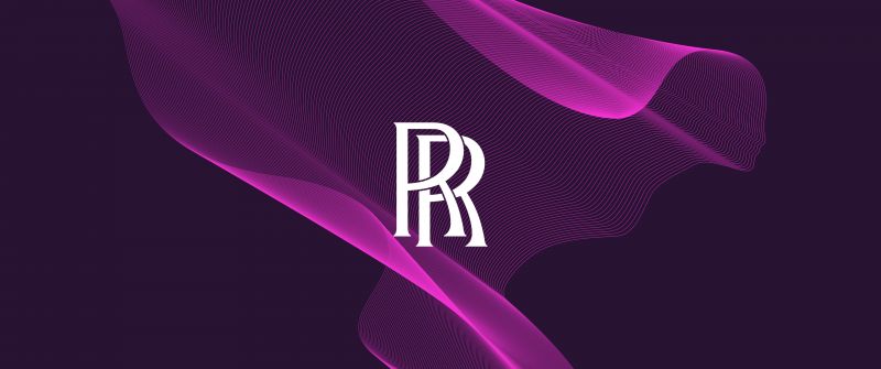 Rolls-Royce, Purple background, Logo