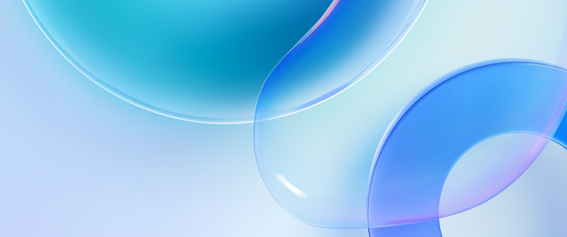 Pastel blue, Aesthetic, Huawei Nova 8 Pro, Stock, Bubble, Circle, White background, Teal, Blue, Aesthetic, Pastel background