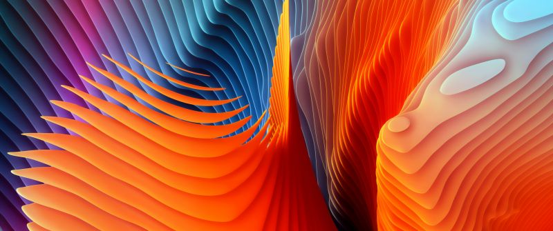 Colorful background, Abstract background, macOS Sierra, Stock, 5K