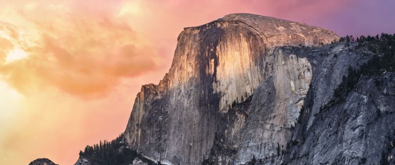 OS X Yosemite, El Capitan, Summit, Yosemite National Park, Yosemite Valley, Evening, Peak, Stock, California, 5K