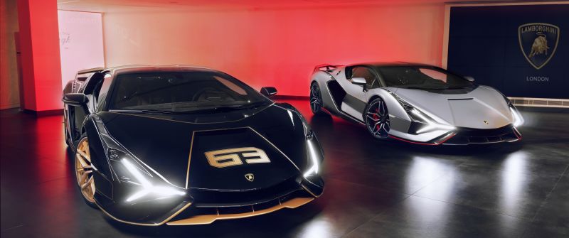 Lamborghini Sián FKP 37, Luxury cars, 2021, 5K