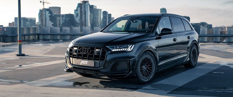 ABT Audi SQ7 TFSI Widebody, Black cars, 2021