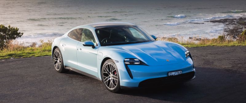 Porsche Taycan 4S, Luxury cars, 2021
