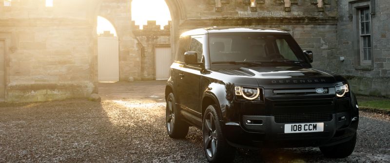 Land Rover Defender 90 V8 Carpathian Edition, Black cars, 2021