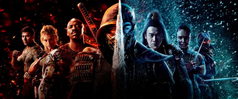 Mortal Kombat, Ultrawide, 2021 Movies, Poster