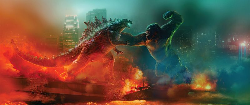 Godzilla vs Kong, 5K, 2021 Movies