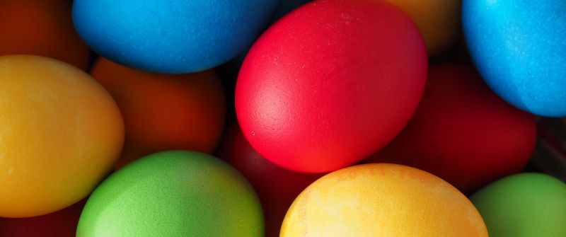 Easter eggs, Colorful eggs, Easter Decoration, Happy Easter, Multicolor