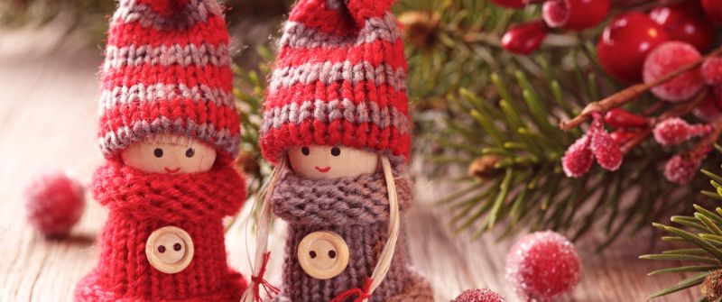 Christmas decoration, Toys, Knitted Toys, Red, Cherries, Cute dolls, Preppy Christmas, Cute Christmas, Navidad, Noel