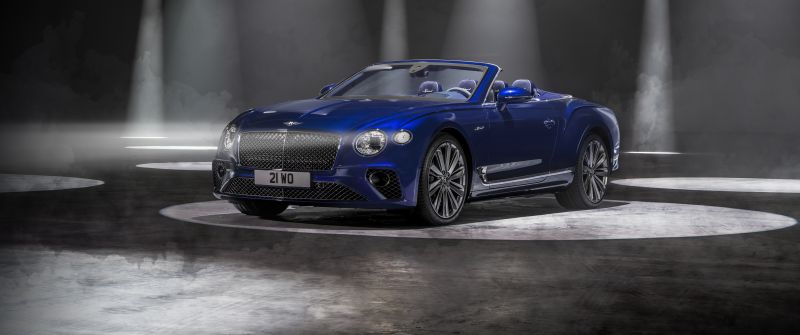 Bentley Continental GT Speed Convertible, 2021, Dark background