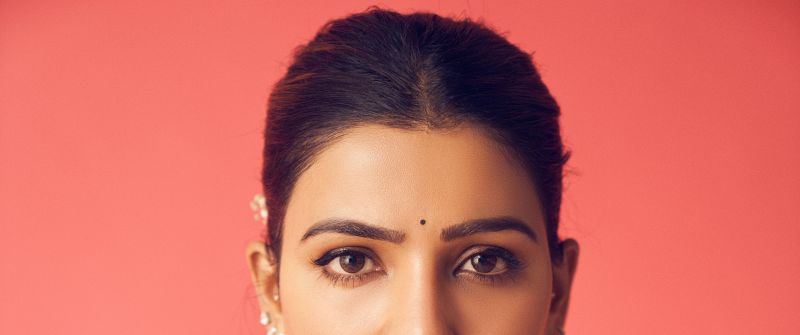 Samantha, Poster, Indian actress, South Actress, Portrait, 5K