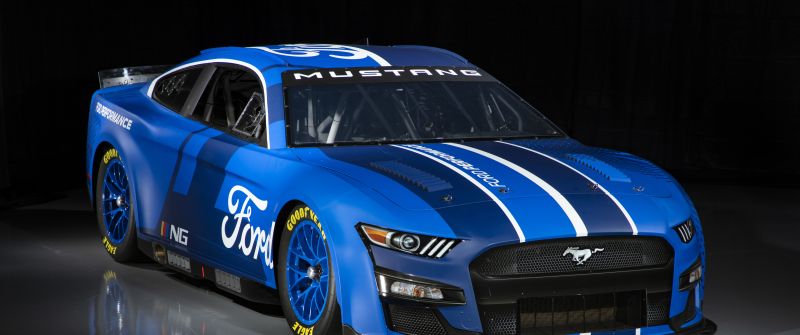 Ford Mustang, 8K, NASCAR Race Car, 2021, 5K