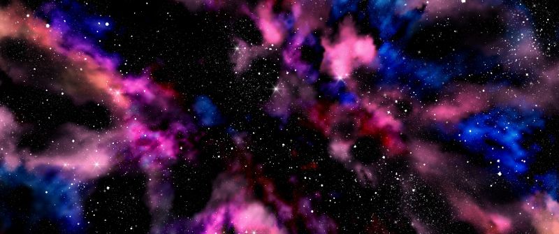 Galaxy, Astronomy, Milky Way, Stars, Deep space, Colorful, Nebula