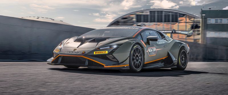 Lamborghini Huracán Super Trofeo EVO2, 2022, Race cars, 5K