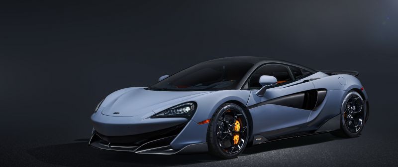 McLaren 600LT, Sports cars, Dark background
