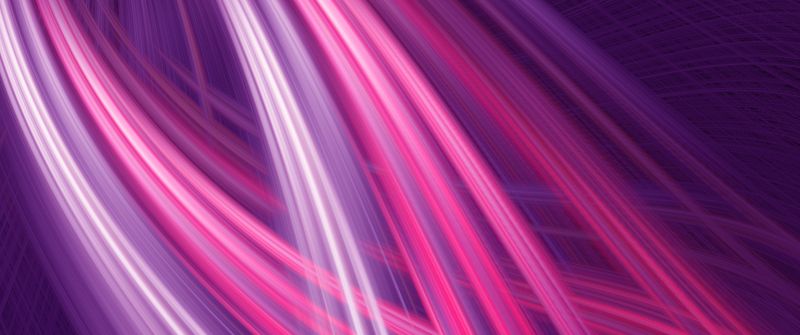 Abstract Swirls, Purple background, Vibrant, Curved lines, Digital Art, 5K