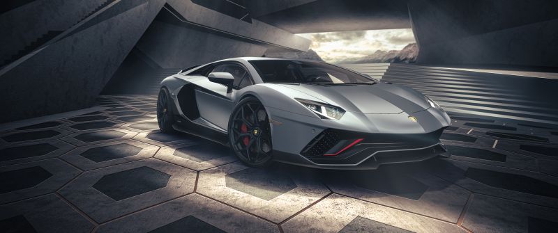 Lamborghini Aventador LP 780-4 Ultimae, Supercars, 2021, Dark, 5K