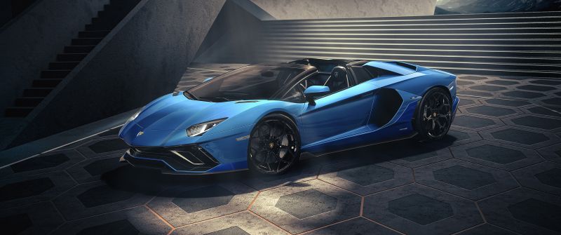 Lamborghini Aventador LP 780-4 Ultimae Roadster, Supercars, 2021, 5K