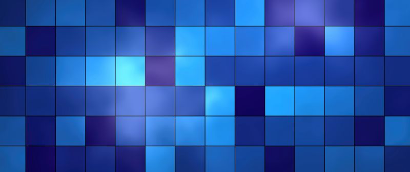 Tiles, Blue background, Squares, Blue tiles, Blue squares