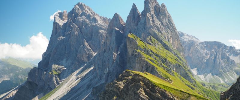 Val di Funes, Dolomites, Italy, Mountain Peaks, Landscape, Beautiful, Cliffs