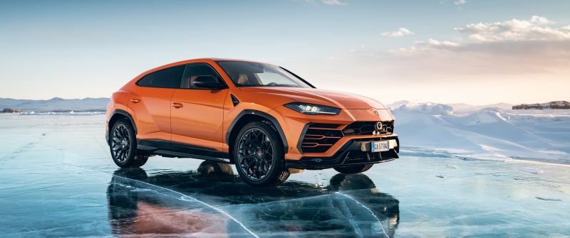 Lamborghini Urus, Super Sports SUV, Glacier, 2021, 5K, 8K