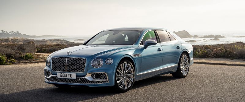 Bentley Flying Spur Mulliner, Luxury cars, 2021, 5K