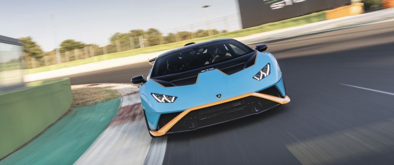 Lamborghini Huracán STO, Racing car, Sports cars, 2021, 5K