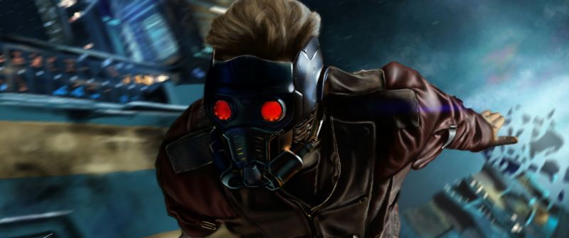 Star-Lord, Guardians of the Galaxy Vol 2, Marvel Superheroes, Marvel Cinematic Universe, Peter Quill, Mask, 5K, 8K