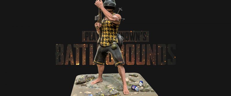 PUBG, Dark theme, PlayerUnknown's Battlegrounds, Black background