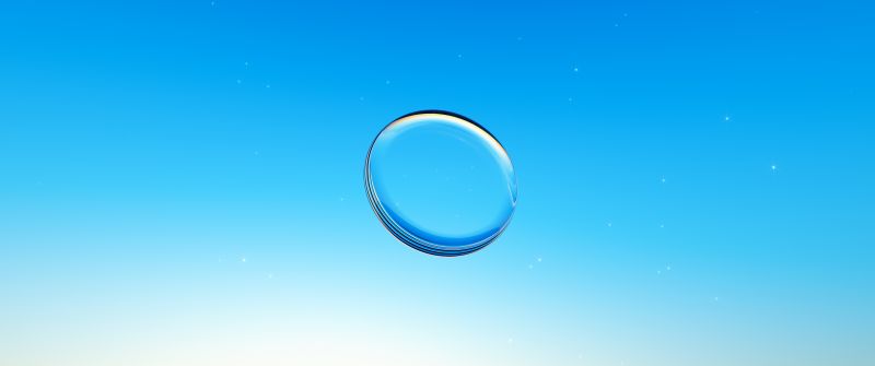Droplet, Glass, Clear sky, Water drop, Transparent, Blue Sky