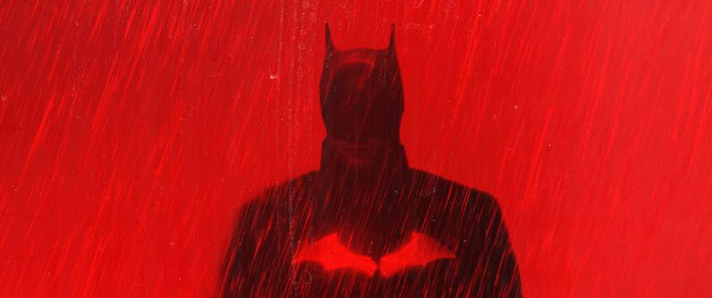 The Batman, 2022 Movies, DC Comics, Red background
