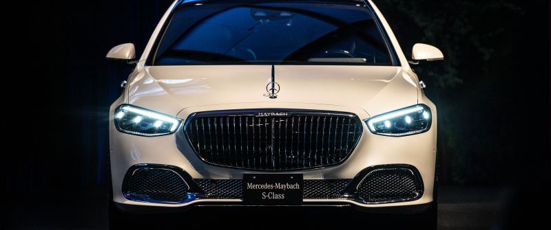 Mercedes-Maybach S 580 4MATIC, 2021, Dark background, 5K