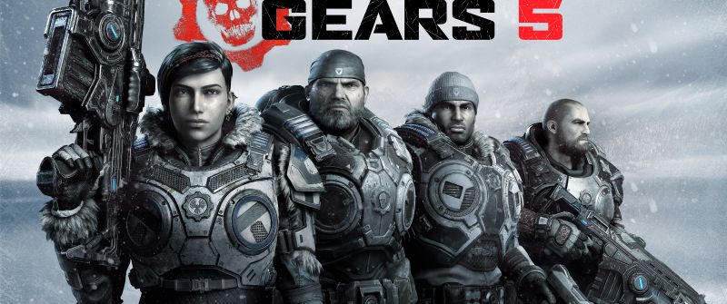 Gears 5, Kait Diaz, Marcus Fenix, Xbox One, Xbox Series X, PC Games, 5K