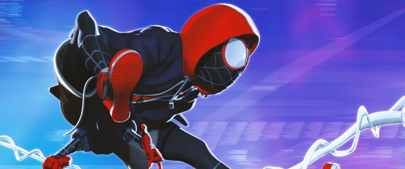 Miles Morales, Spider-Man: Into the Spider-Verse, Digital Art, Marvel Comics, Spiderman