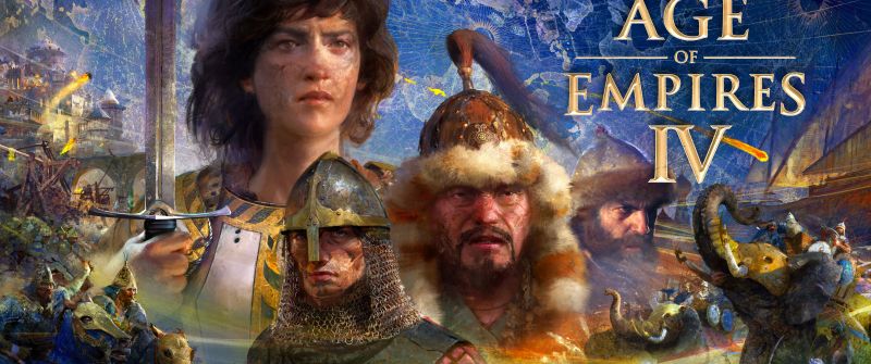 Age of Empires IV, Age of Empires 4, PC Games, 2021 Games, Key Art, Strategy games, 5K, 8K