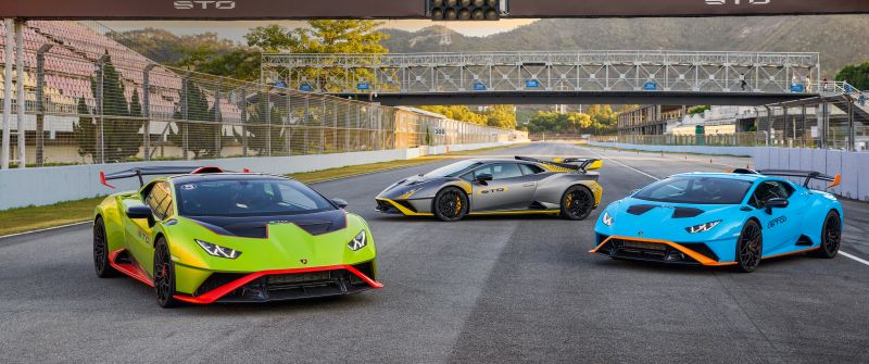 Lamborghini Huracán STO, 2021, Race track