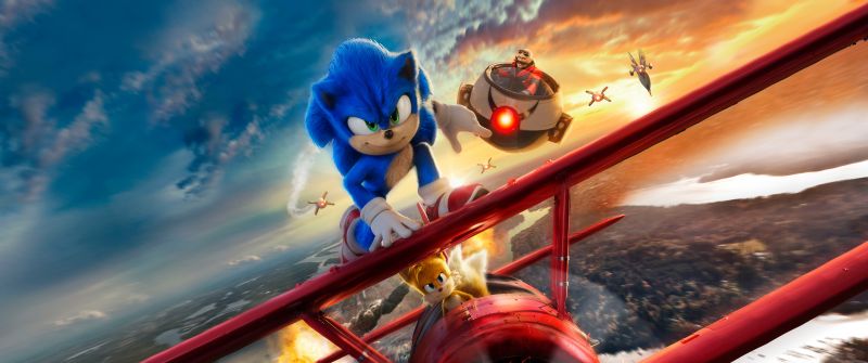 Sonic the Hedgehog 2, 8K, 2022 Movies, Adventure, Comedy, 5K