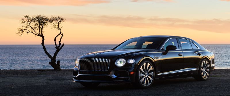 Bentley Flying Spur Hybrid, Hybrid cars, Luxury cars, 5K, 2022
