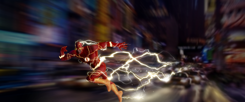 The Flash, Marvel Superheroes, Lightning, Marvel Comics, Digital Art