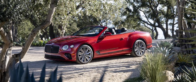 Bentley Continental GT Speed, 8K, Convertible, Luxury cars, 2022, 5K
