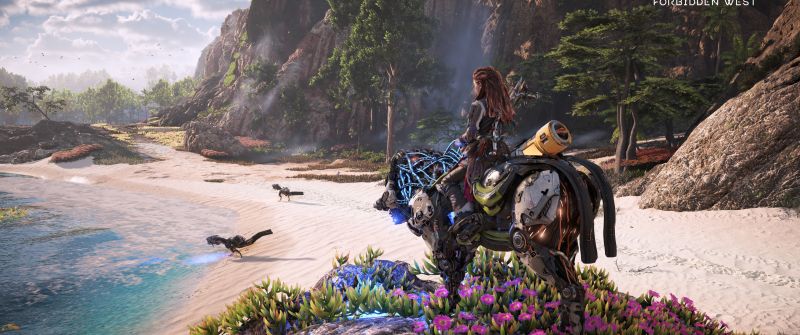 Aloy, Charger, Horizon Forbidden West, Gameplay, 2022 Games, PlayStation 4, PlayStation 5