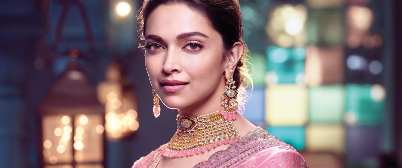Deepika Padukone, Jewellery, Indian actress, Beautiful actress, Portrait, 5K, 2022