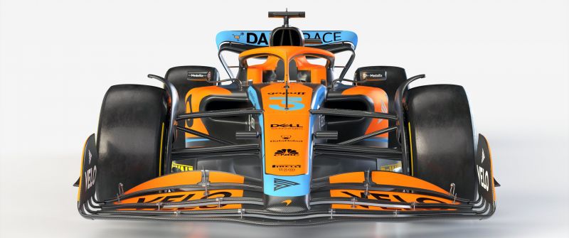 McLaren MCL36, Formula One cars, 2022, White background, Formula 1